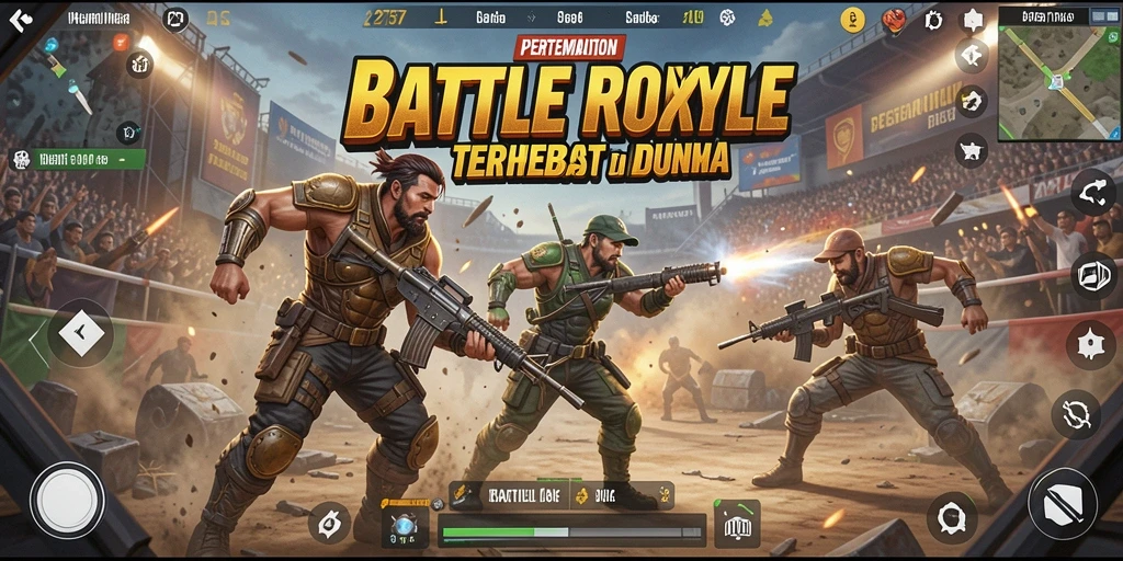 Gameplay Battle Royale yang mendebarkan di 2757.