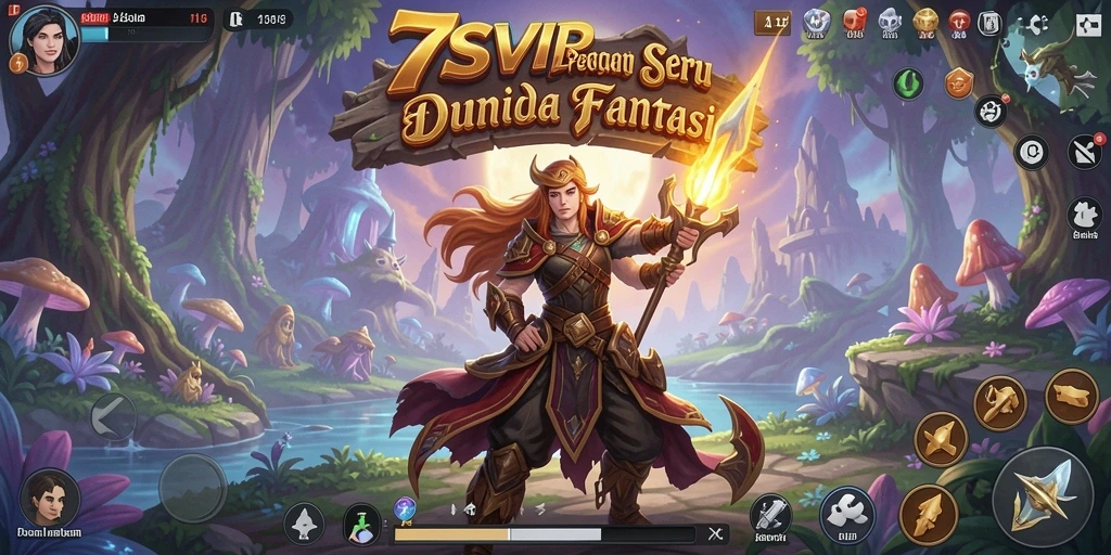 Screenshot gameplay 7SVIP menunjukkan aksi petualangan yang mendebarkan.