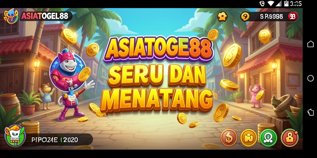 Tampilan gameplay seru dan menantang dari ASIATOGEL88.