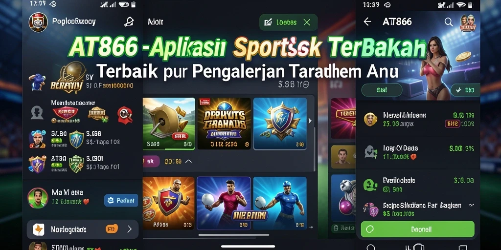 Tampilan gameplay menarik aplikasi Sportsbook AT866.