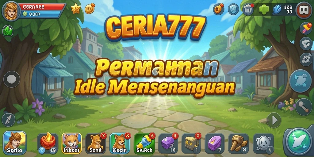 Screenshot gameplay CERIA777 menampilkan keseruan dan kemajuan yang mudah.