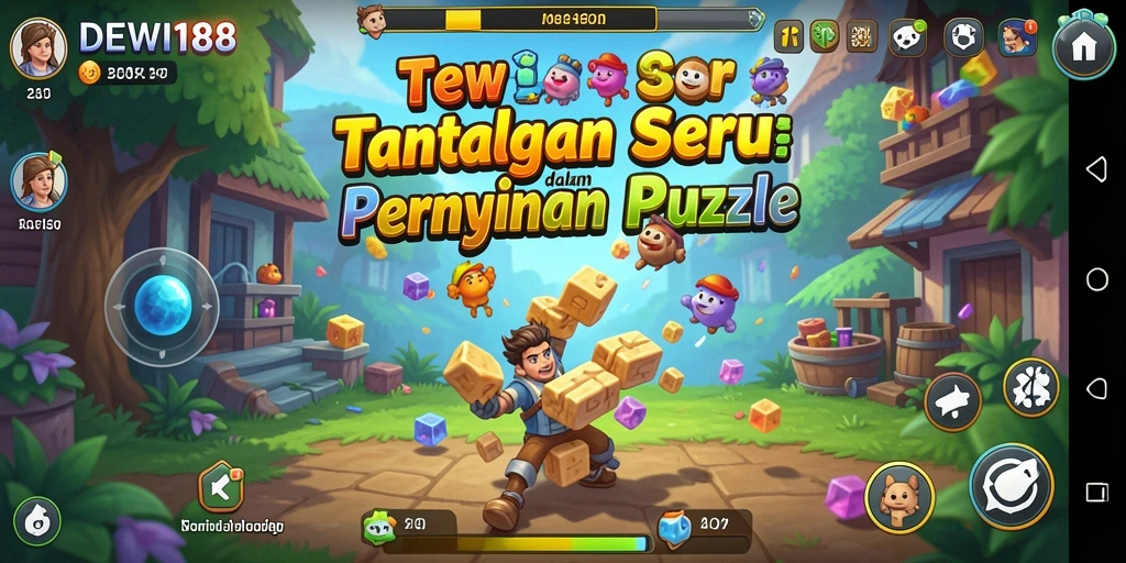 Tampilan DEWI188 dengan gameplay Puzzle yang seru dan menantang.