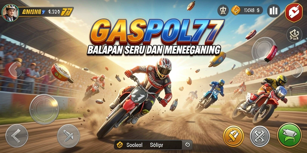Tampilan gameplay Racing yang mendebarkan di GASPOL77.