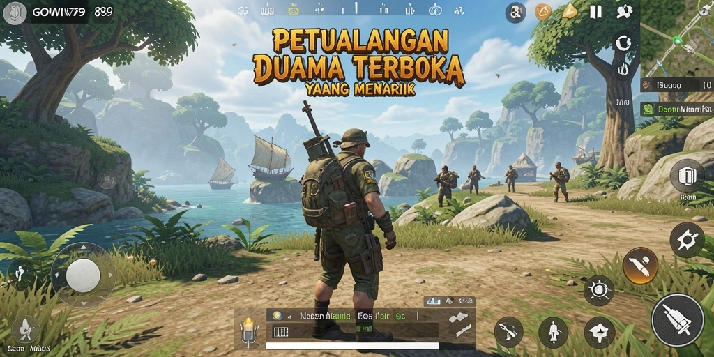 Gameplay menyenangkan di dunia terbuka GOWIN789 dengan banyak petualangan.