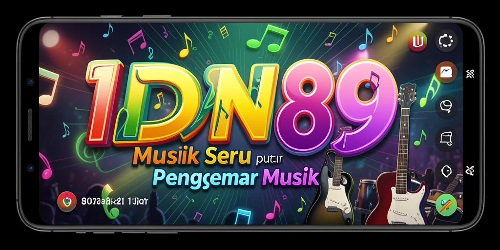 Tampilan screenshot IDN89 yang menampilkan gameplay musik yang mengasyikkan.