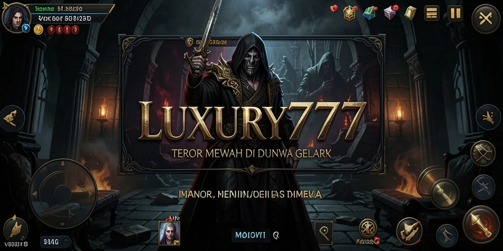 Gameplay menegangkan di mansion berhantu dengan suasana mencekam.