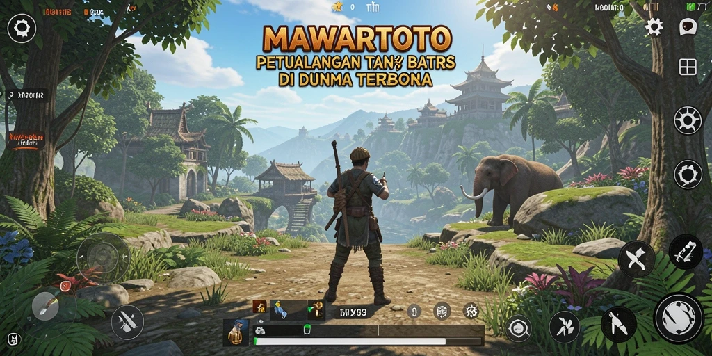 Tampilan gameplay seru di dunia terbuka MAWARTOTO.